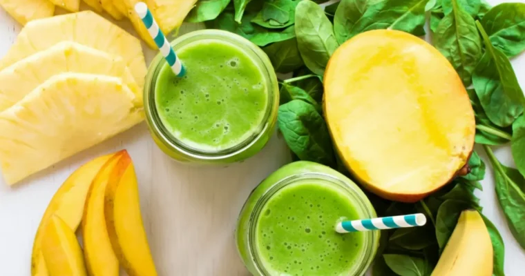 Green Smoothie for a Quick Breakfast