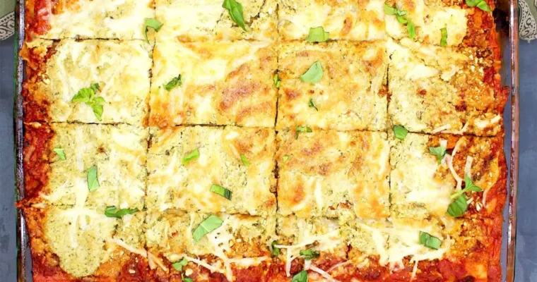 Vegan Lasagna with Spinach & Cashew Ricotta