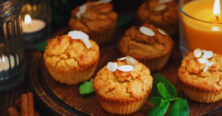 Vegan Pumpkin Muffins (Gluten-Free!)