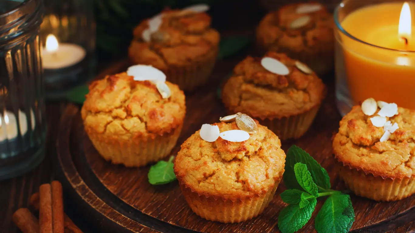 Vegan Pumpkin Muffins (Gluten-Free!)