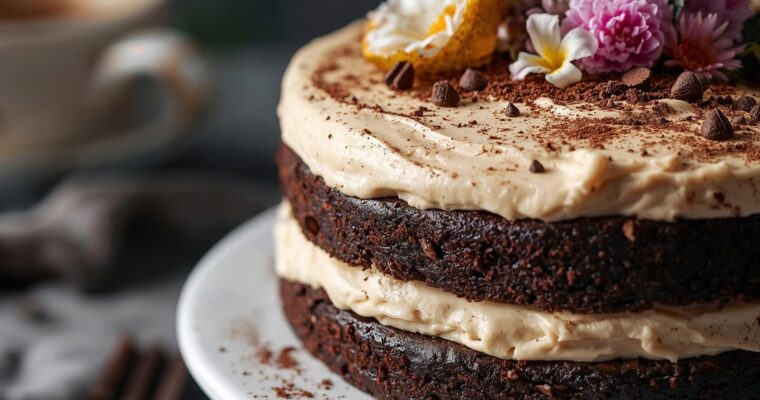 Vegan Hojicha Latte Cake (Gluten-Free)
