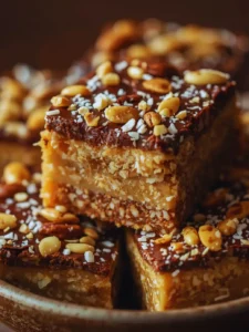 Lift the bars out using the overhanging parchment paper, cut into squares, and serve.