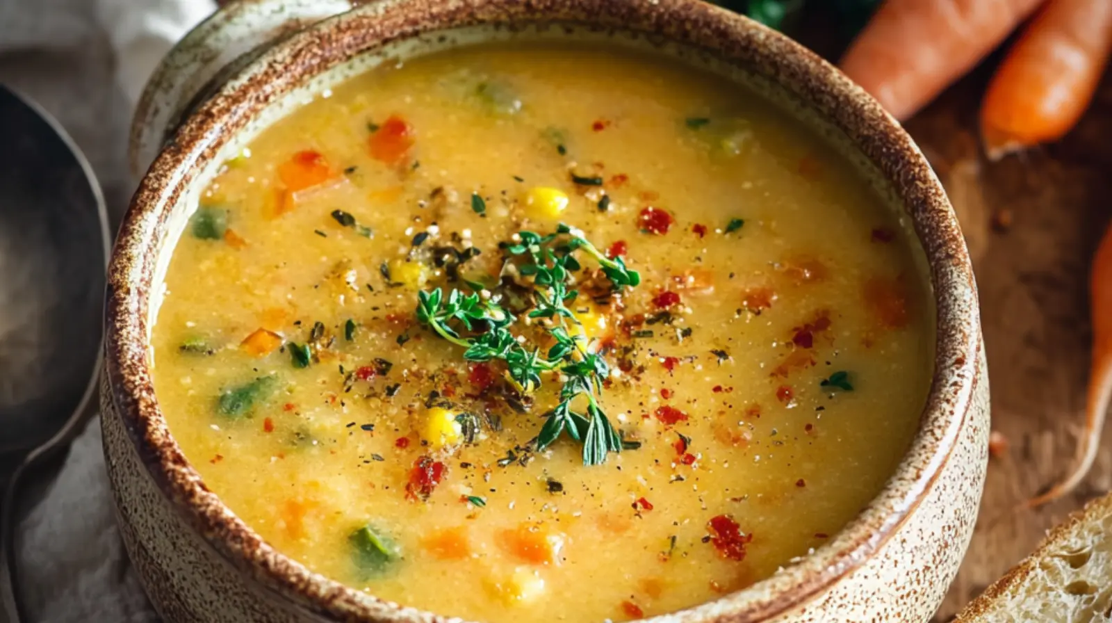 Comforting One-Pot Creamy Vegetable Soup