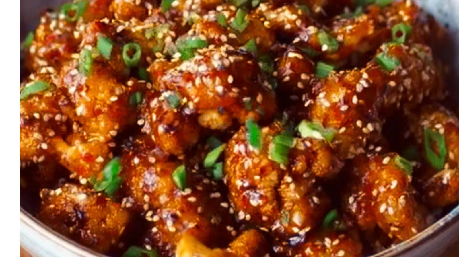 Sticky Sesame Cauliflower