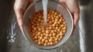 Rinse and drain the chickpeas to remove excess sodium if using canned.