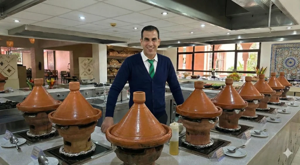 man cooking in the kitchen