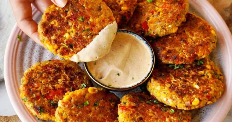 Vegetable Chickpea Fritters