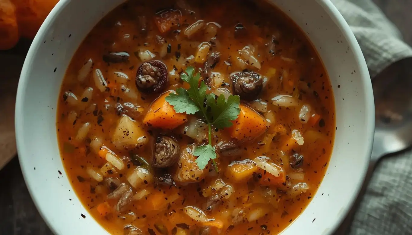 Cozy Autumn Wild Rice Soup