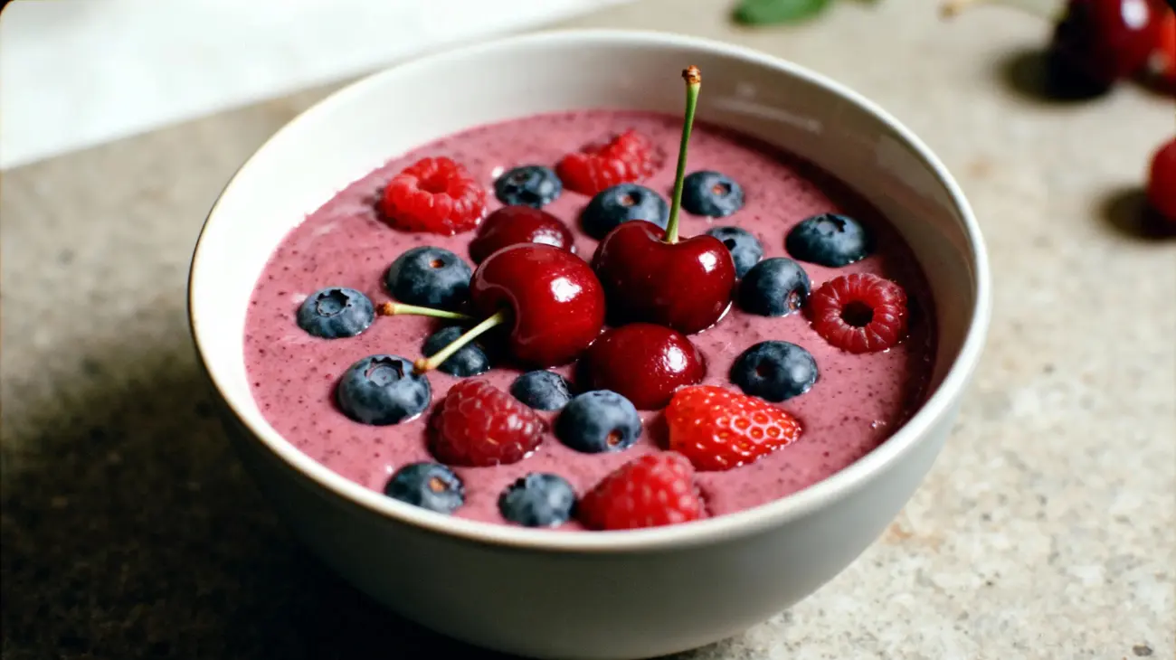 Cherry Berry Smoothie Bowl