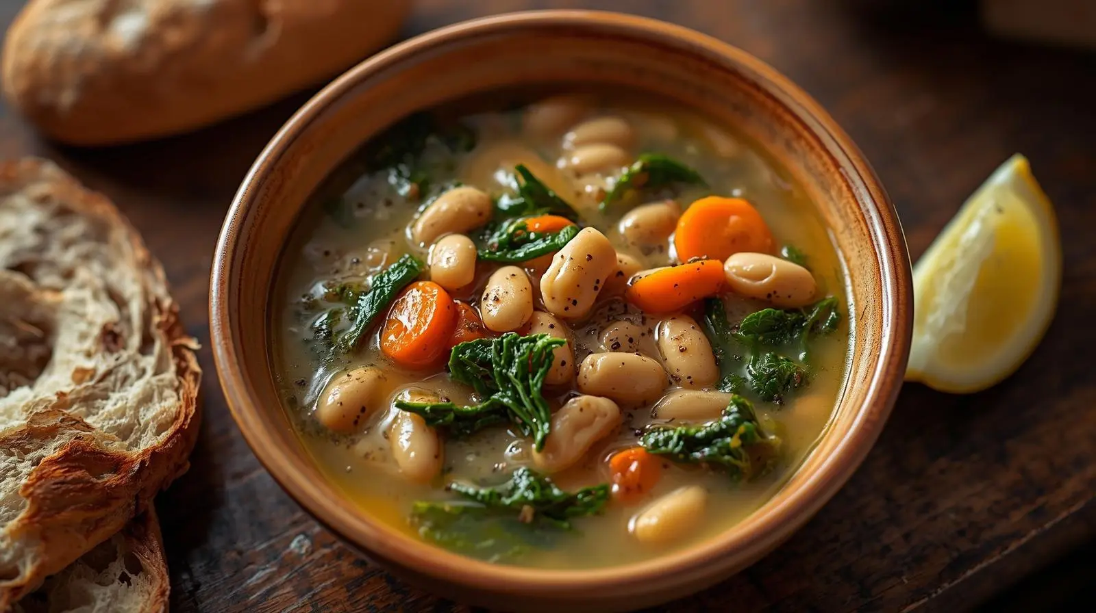 Cozy Tuscan White Bean Soup (Easy & Healthy)